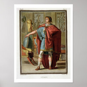 Pôster Nero, traje para 'Britannicus
