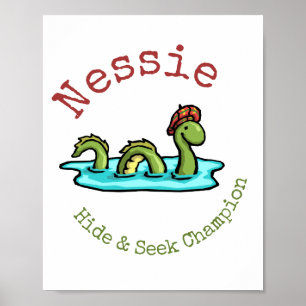 Poster Nessie, o monstro do Ness Loch