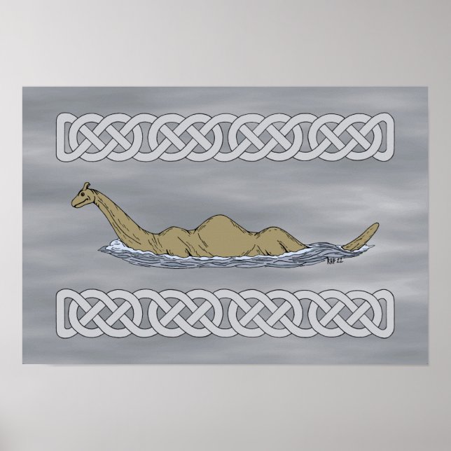 Poster Nessie, o monstro do Ness Loch (Frente)