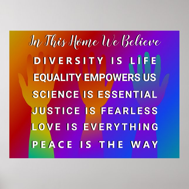 Poster Nesta Assembleia, Acreditamos (Frente)