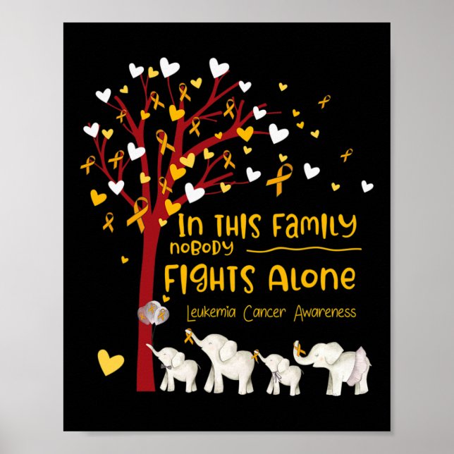 Poster Nesta Família Ninguém Luta Contra A Leucemia Sozin (Frente)
