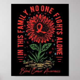 Poster Nesta Família Ninguém Luta Sozinho Câncer de Sangu