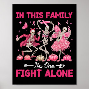Poster Nesta Família Ninguém Luta Sozinho Com O Cancer Da