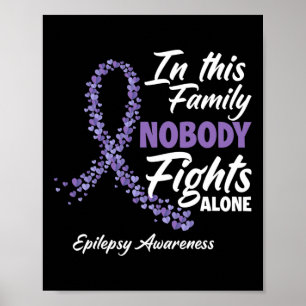 Poster Nesta Família Ninguém Luta Sozinho Pela Epilepsia