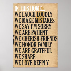 Pôster Neste Home…
