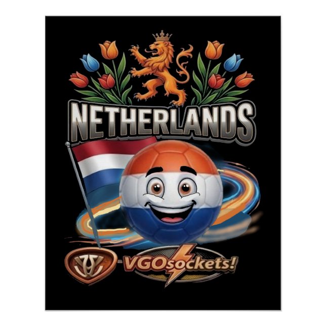Pôster Netherlands-G-Ball (Frente)