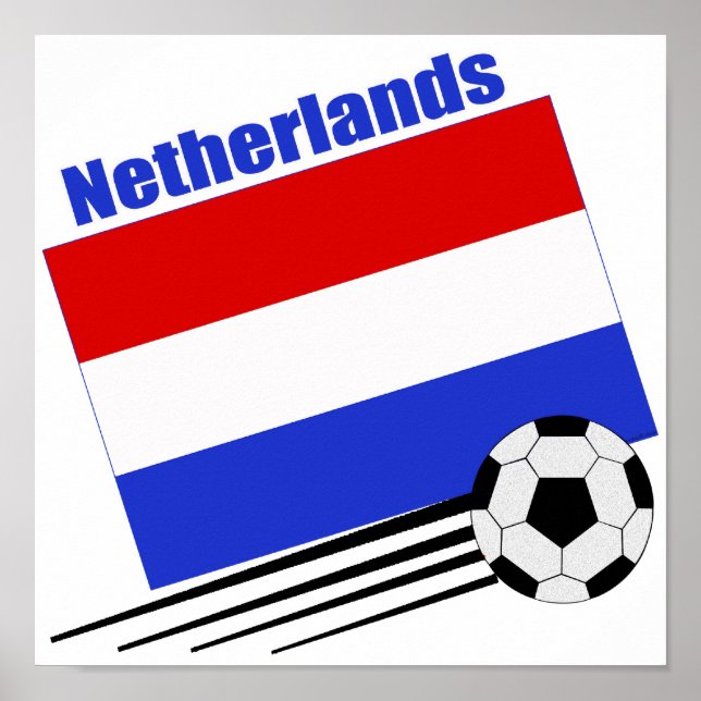 Poster Netherlands Soccer Team (Frente)