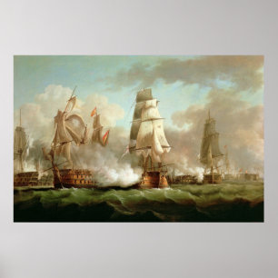 Pôster "Netuno" contratou, Trafalgar, 1805