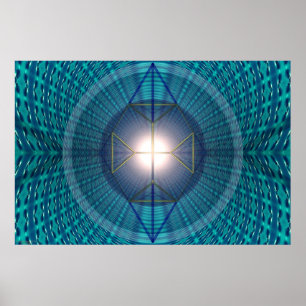 Poster Netuno e Uranus por Martineau