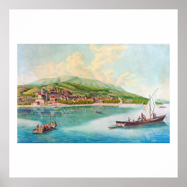 Poster Neuchâtel, Suiça (Frente)