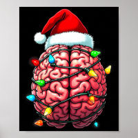 Neuro Enfermeira Natal Chapéu de Papai Noel Neurol