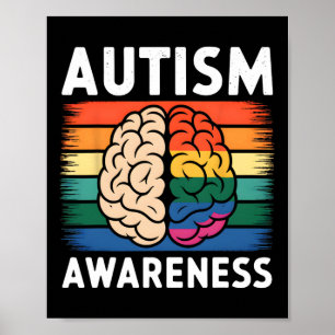 Poster Neurodiversidade Celebra Autismo Do Cérebro Do Esp