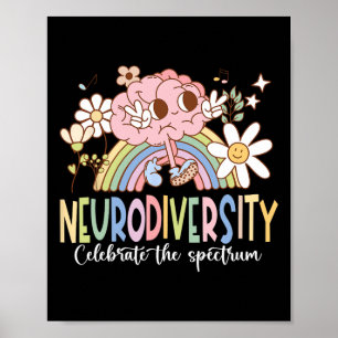 Poster Neurodiversidade Celebra O Cérebro Do Espetro