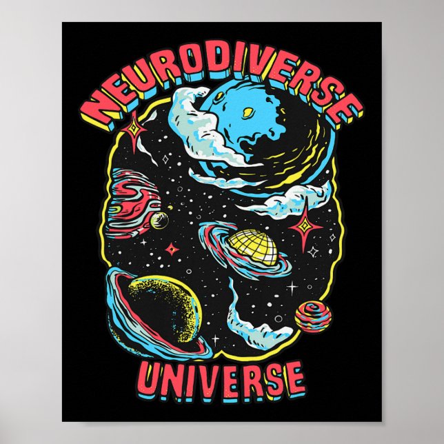 Poster Neurodiversificada A Neurodiversidade Universo Abr (Frente)