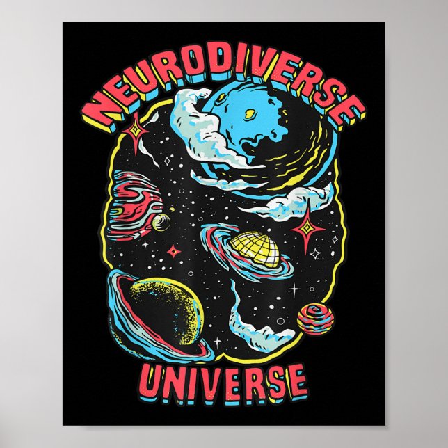 Poster Neurodiversificada A Neurodiversidade Universo Abr (Frente)