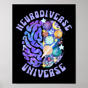 Poster Neurodiversificada Universo Neurodiversidade Céreb