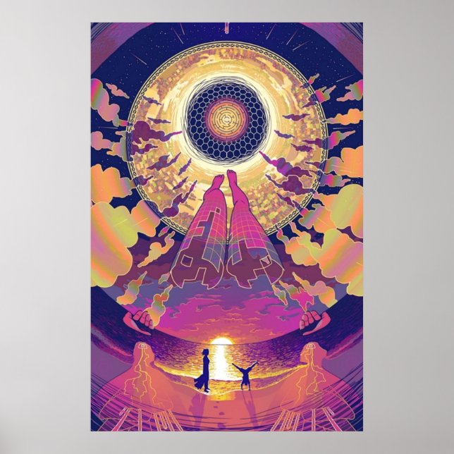 Poster Neuromancer Babylon (Frente)