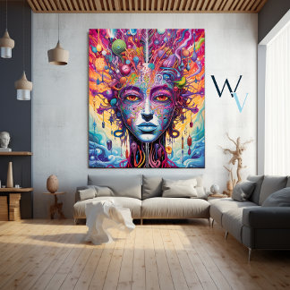 Poster Neuroscience Psychedelic Art