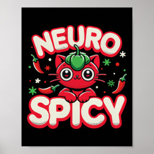 Poster Neurospicice - Neurodivergente Adhd Asd Autismo