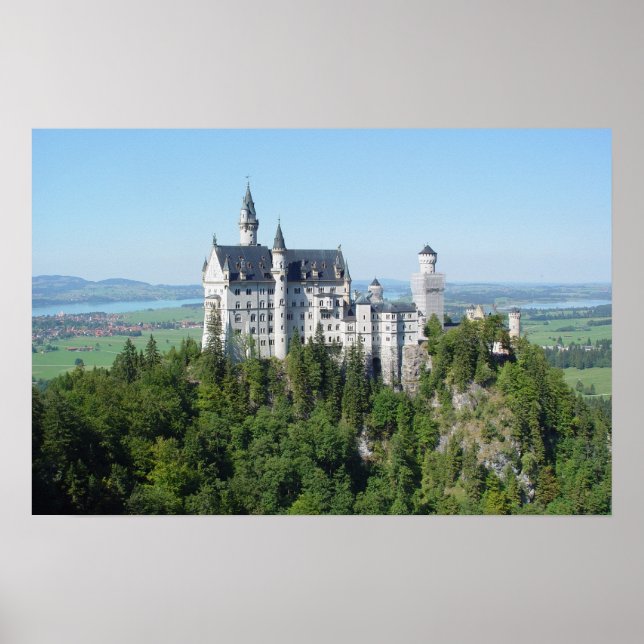 Pôster Neuschwanstein: O Castelo do Conto de Fada (Frente)