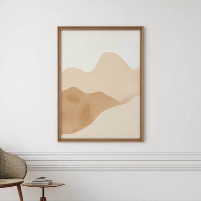 Pôster Neutral Boho Watercolor Poster | Digital Download (Criador carregado)