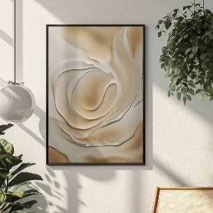 Poster Neutros Bege em Alta na Arte Abstrata