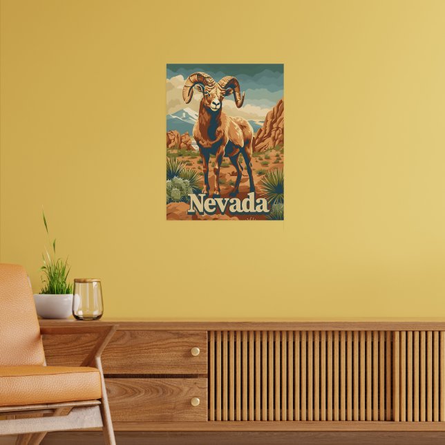 Poster Nevada Bighorn Sheep (Sala de Estar 2)