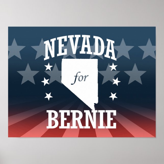 PÔSTER NEVADA PARA BERNIE SANDERS (Frente)