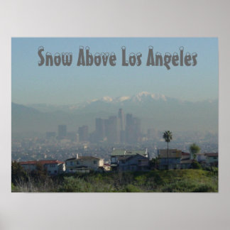 Pôster Neve Acima de Los Angeles