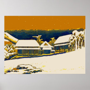 Pôster Neve das Montanhas, Abstrato