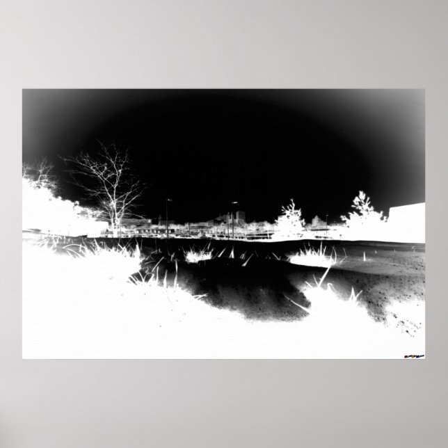 Pôster Neve de Fusão - negativo (Frente)