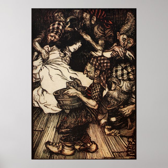 Poster Neve e anãs (Frente)