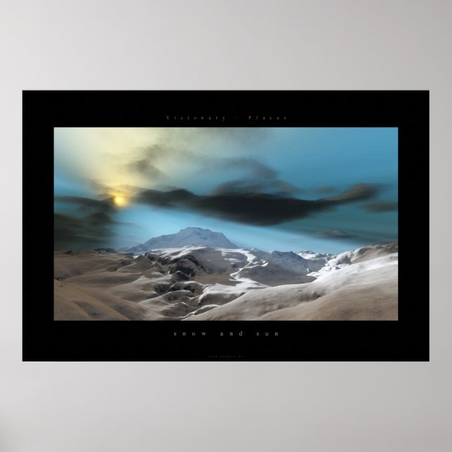 Pôster neve e sol (Frente)