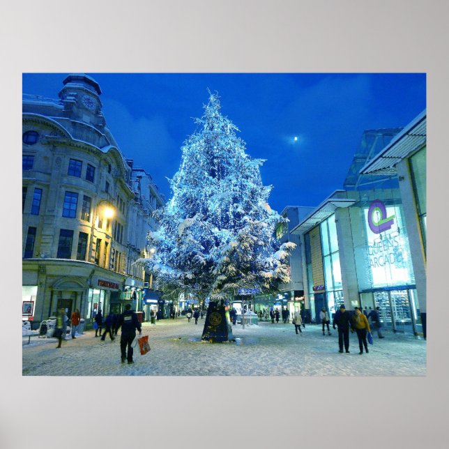 Pôster Neve em Cardiff (Frente)