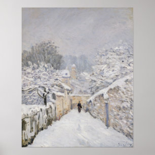 Pôster Neve em Louveciennes, 1878