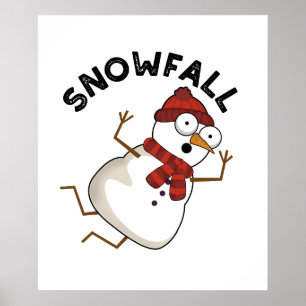 Poster Neve Engraçada Arma de Neve