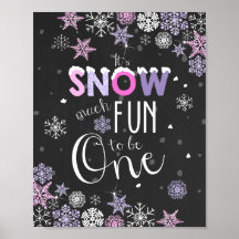 Neve muito divertido ser um primeiro sinal de aniv