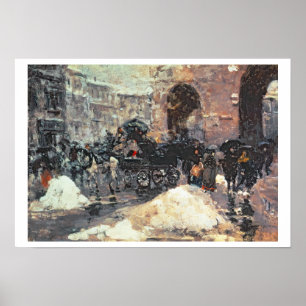 Pôster Neve na cidade