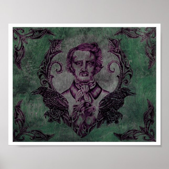 Poster Nevermore in Green (Frente)