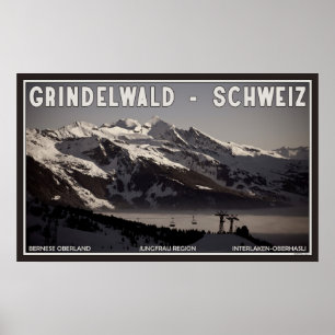 Pôster Névoa sobre Grindelwald
