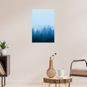 Poster Nevoeiro sobre floresta