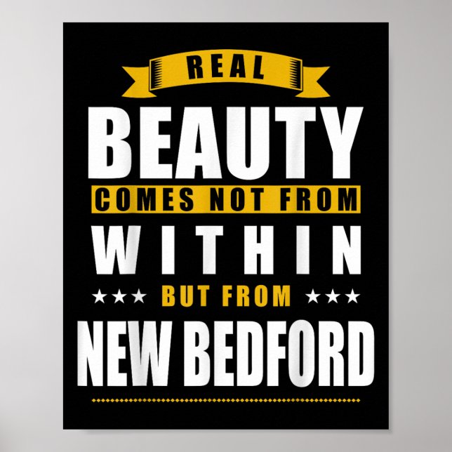 Poster New Bedford - Funny D City Gift  (Frente)