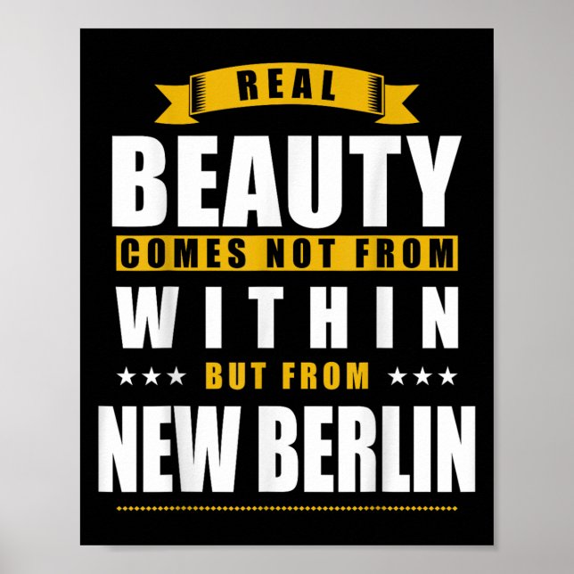 Poster New Berlin - Funny D City Gift  (Frente)