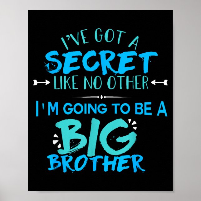 Poster New Big Brother 2018 Funny Kids Men Big Bro  (Frente)