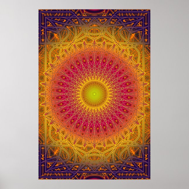 Poster New Dawn Mandala (Frente)