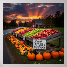 New England Autumn Fazenda Stand