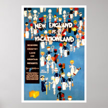 New England Viagens vintage