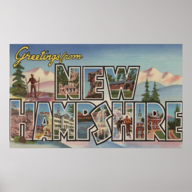 Poster New Hampshire - Grandes Cenas de Letra (Frente)