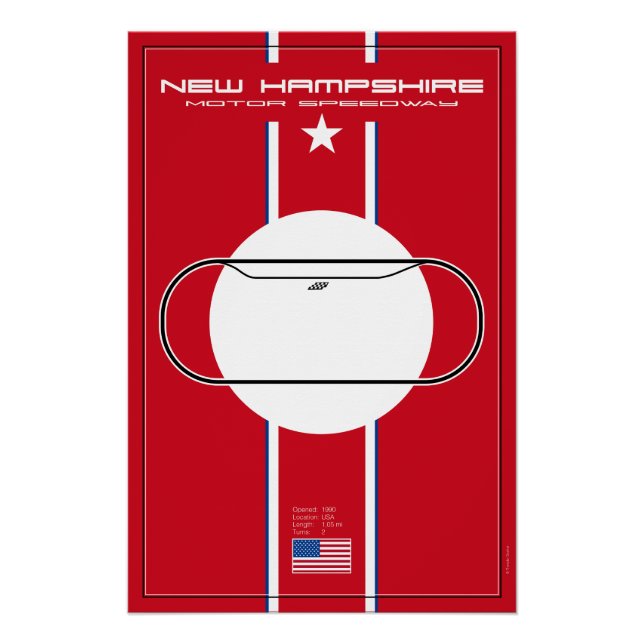 Pôster New Hampshire Motor Speedway (Frente)