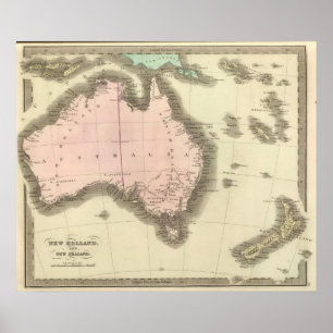 Pôster New Holland and New Zealand